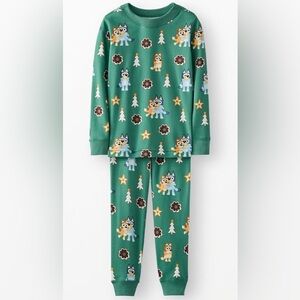 New without tags organic cotton kids Bluey Holiday
HannaJams Pajama Set. Size 2T